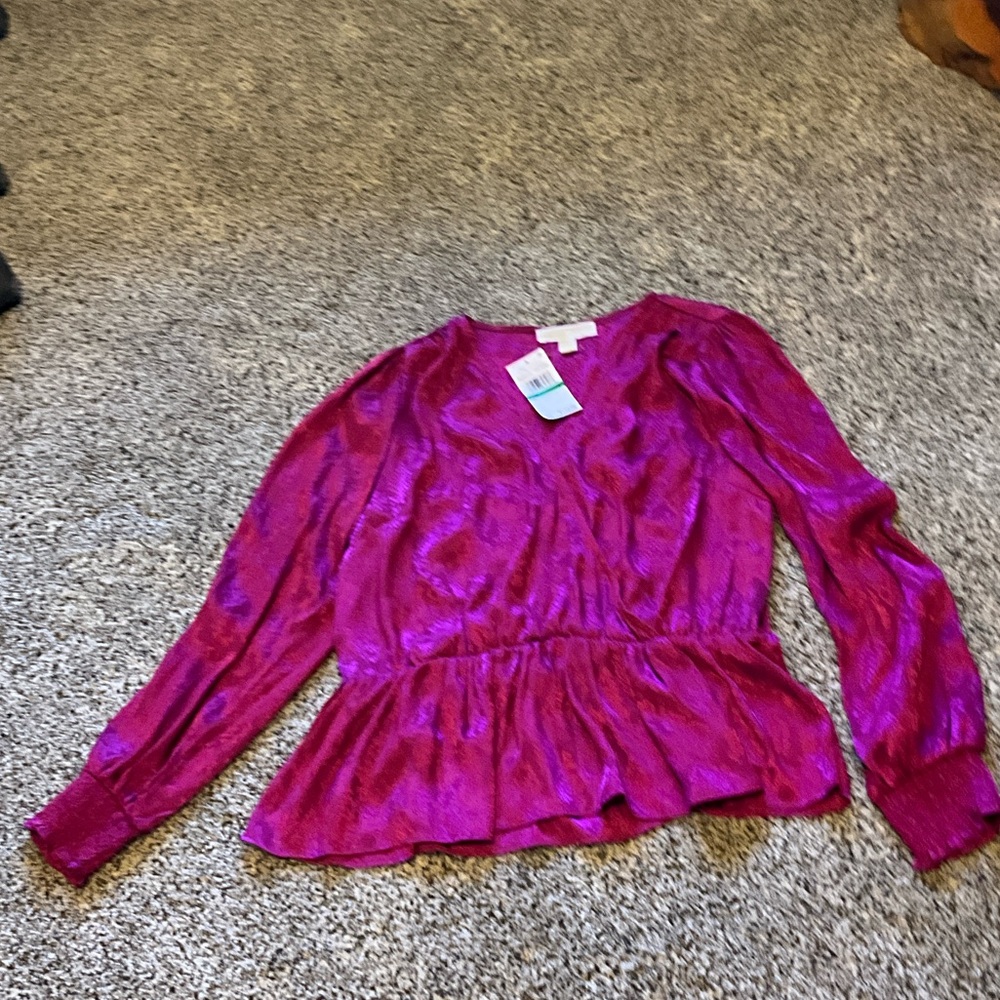 Michael Kors Fuchsia Blouse